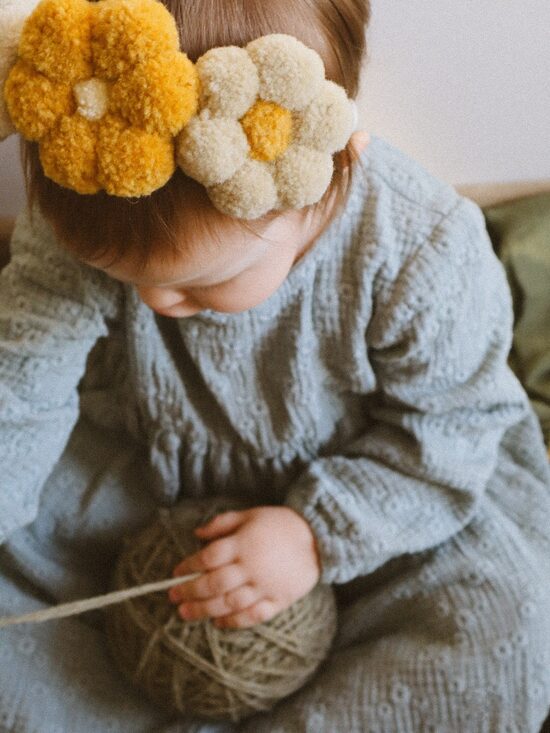 Pom Pom galvas rota- 3 ziediņu mix